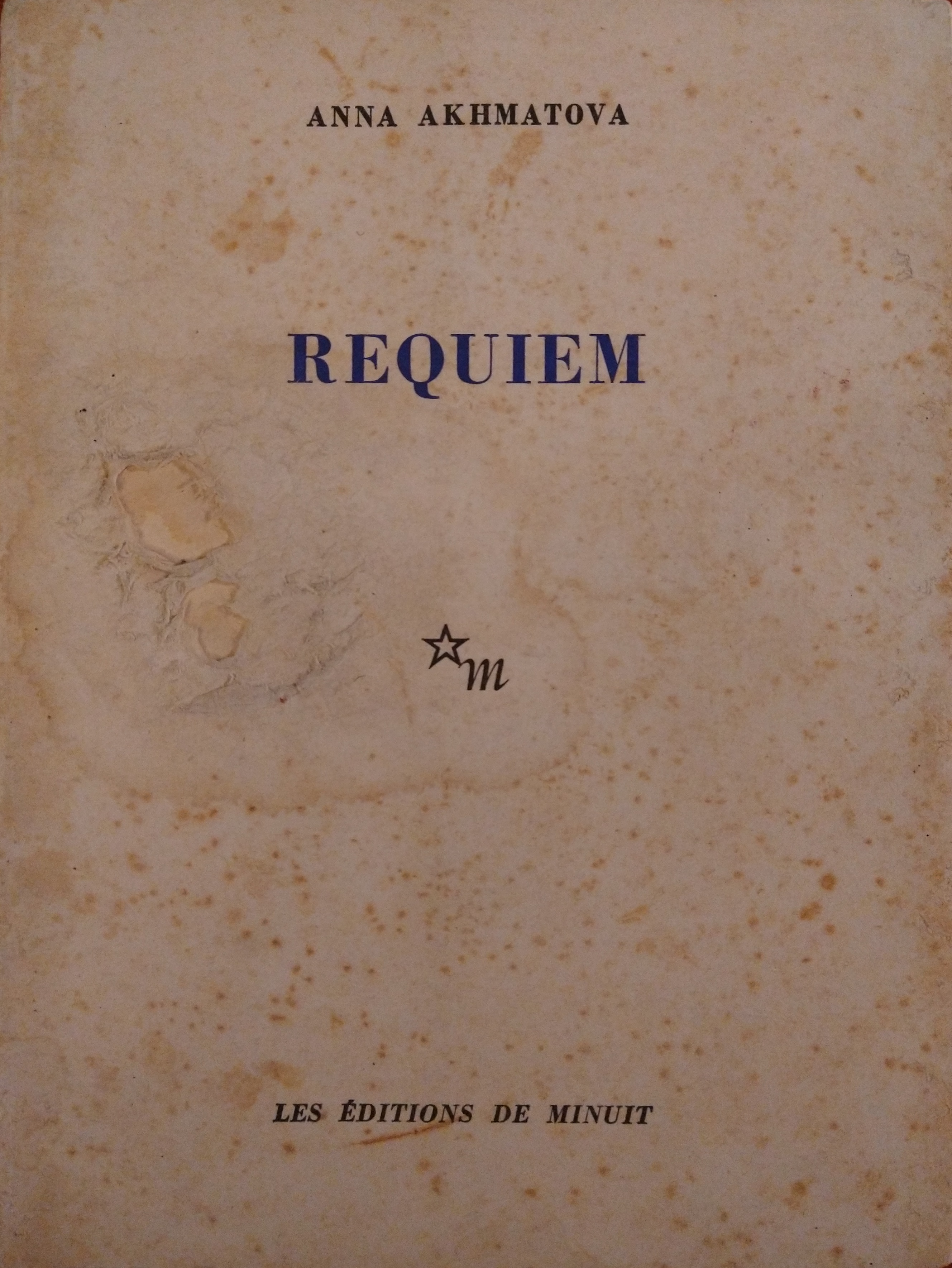Anna Akhmatova's "Requiem": a set of nine postcards