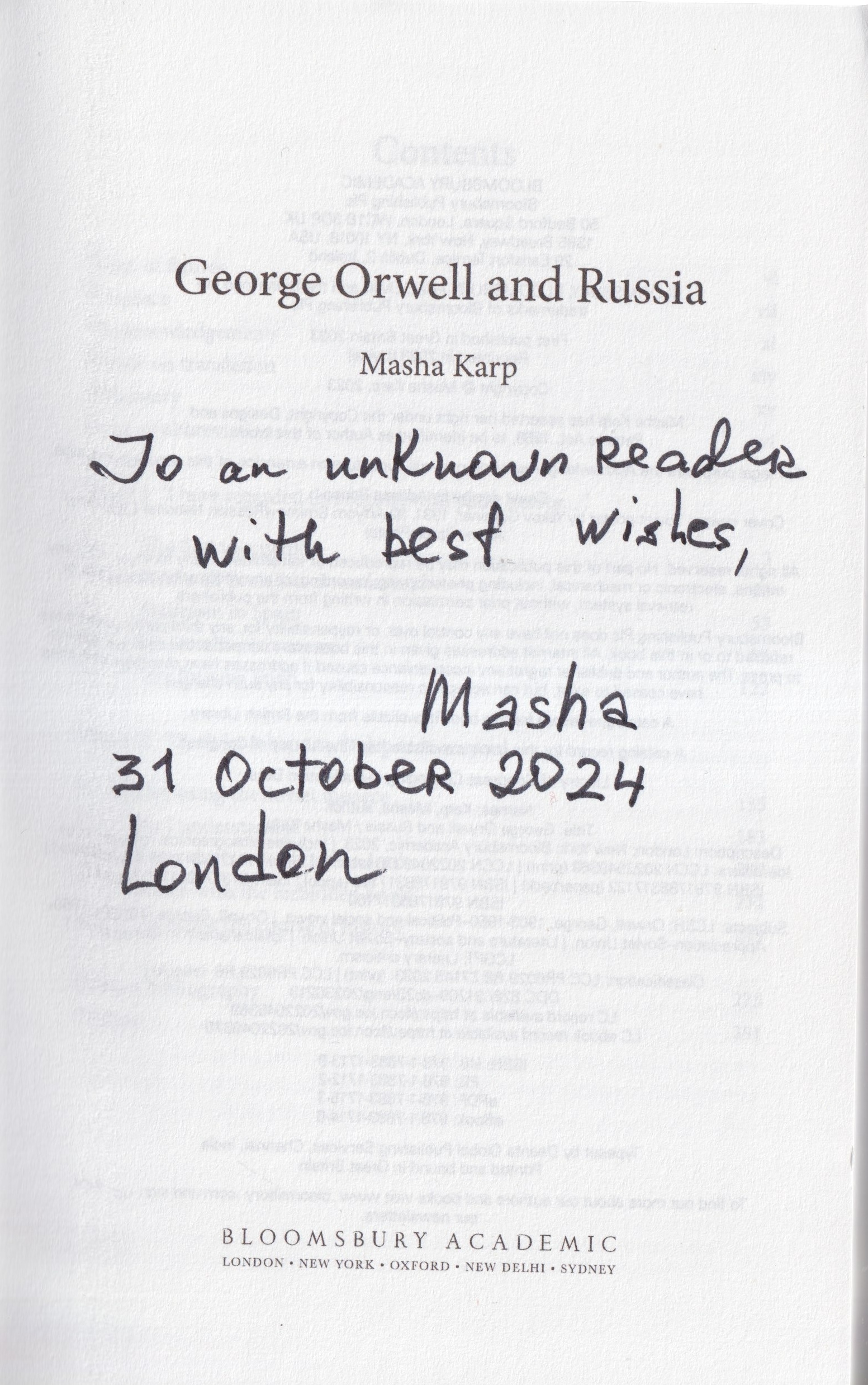 George Orwell and Russia