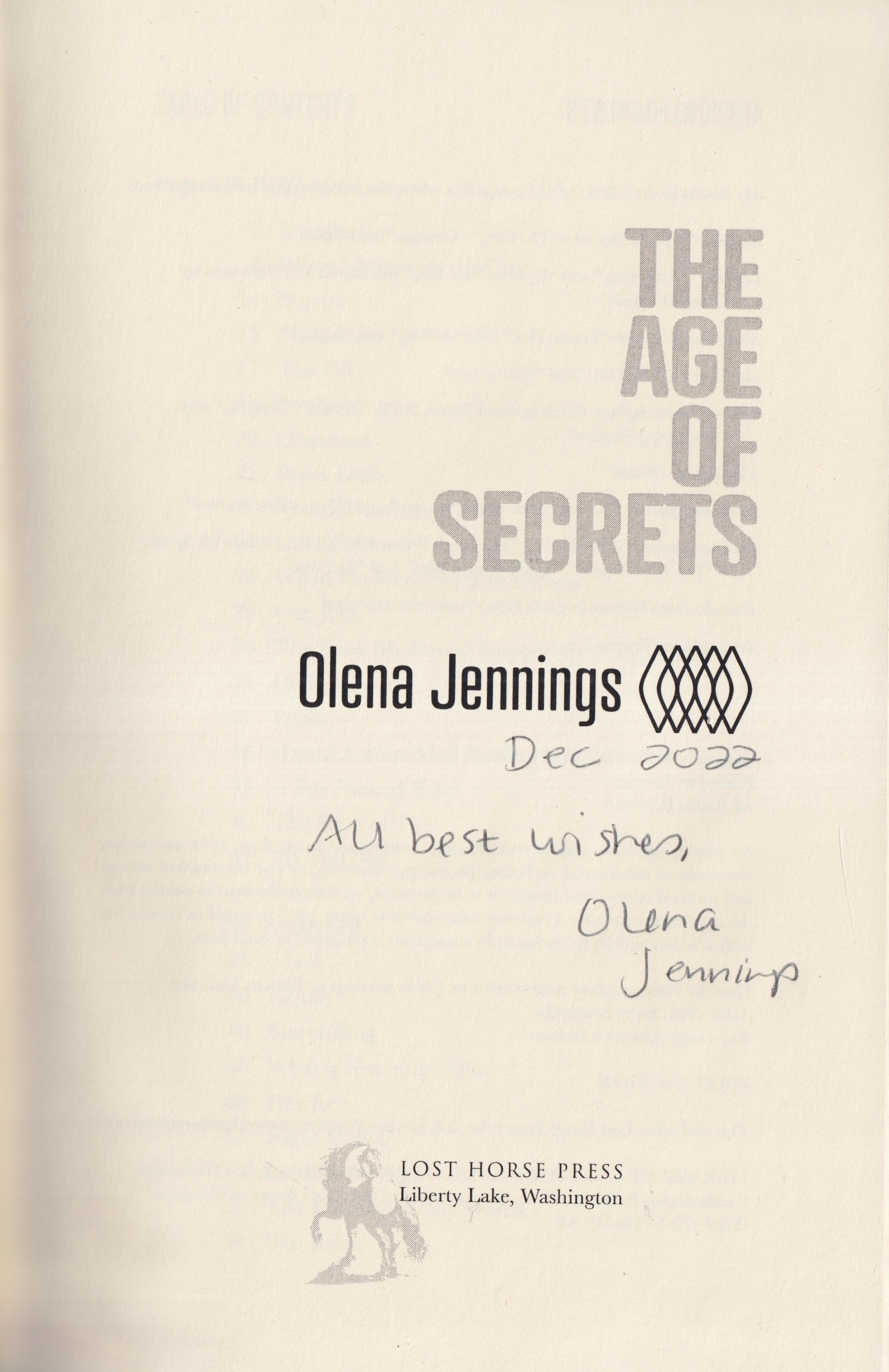 The Age of Secrets